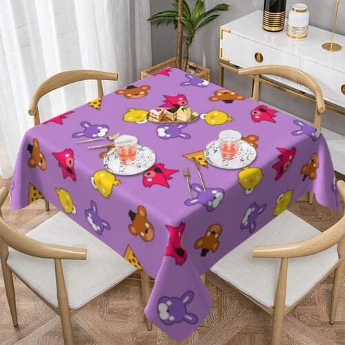 Bunny Tablecloth Picnic Polyester Table Cover Square Wholesale Decoration Printed Table Cloth