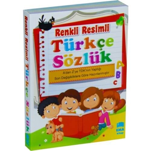 Color Picture English Dictionary for Children Tdk Compatible (Bag Size)-Color Illustrated Turkish Dictionary Tdk Compatible (Bag Size)
