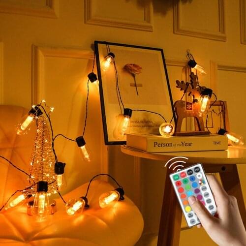 Led String Lights 10 20LED Lamp Holiday Lighting Lamp Garland Battery USB Indoor Night Light For Christmas Wedding Decoration