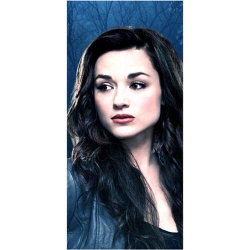 Teen Wolf Acted By Crystal Reed Bamboo Microfiber Bath Towels,High Quality Beach Bathroom Towel for Adults_Size:35CMX70CM