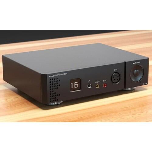 GUSTARD H16 Headphone Amplifier High Resolution OLED Display XLR/RCA Balanced Pre Amplifier