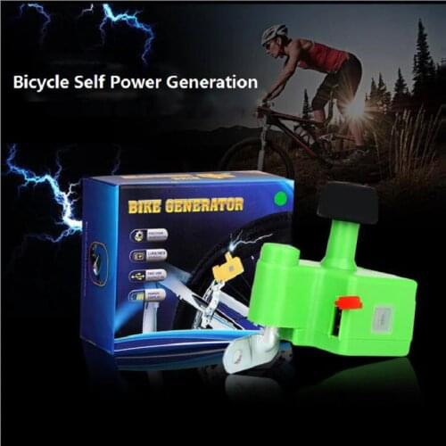 Bicycle Accessories Generator Mobile Dynamo Bicycle Bike Dynamo 5V 1A Output Built-in 1000mAh Battery Night Riding Equipment