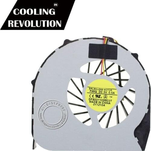For Acer Aspire 5536 5536G 5738 5338 DC5V 0.50A 3Pin 3Wire Cooling Fan DFS531105MC0T F96Q