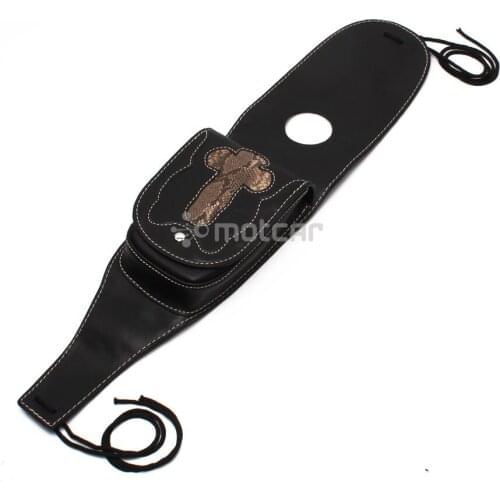 1pcs Motorcycle Black PU Leather Right Side Tank Cap Panel Cover Bag Tank Bags For Harley Sportster 883 1200