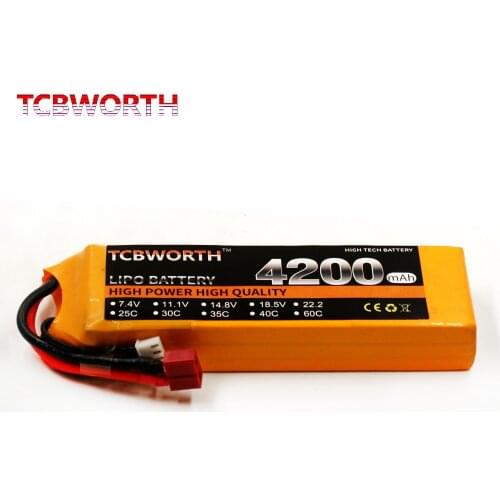 3S RC Drone LiPo Battery 11.1V 4200mAh 35C 60C 3S Li-Po Batteries For RC Airplane Quadcopter Drone Car Boat Truck LiPo 3S