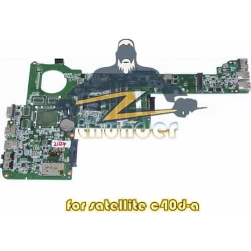 A000255420 DA0MTNMB8F0 for toshiba satellite C40D C40D-A laptop motherboard E1-2100 CPU DDR3