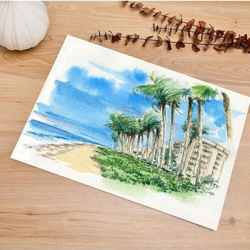 Sketch Book Stationery Watercolor Paper Gouache paper Sketch Notepad For Painting Drawing Diary Journal Creative Notebook Gift