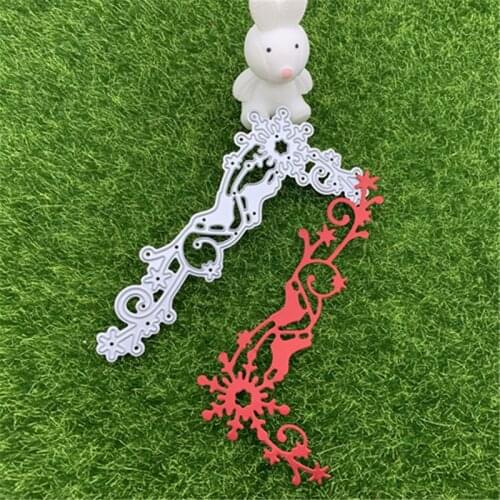 Flower branch vine corner frame pattern Metal Cutting dies Scrapbooking Paper Craft Handmade Card Album Punch Art Cutter Die