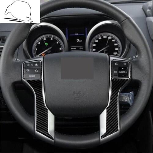 For Toyota Land Cruiser Prado LC150 FJ150 carbon fiber Rearview mirror lift headlight gear doorpost steering wheel decoration
