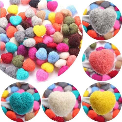 Photography Felt Love Shape Props Tiny Baby Girl Boy Photo Shoot Handmade Felt Heart Shaped Fabric Prop Accessories