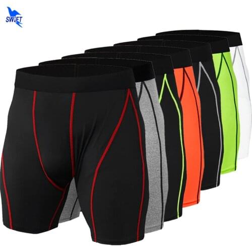 Base Layer Compression Running Tights Men Short Pants Training Fitness Sports Leggings Gym Jogging Shorts Quick Dry Sportswear