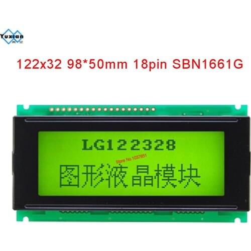 12232 lcd display module graphic 18pin 98*50mm LG122328 good quality