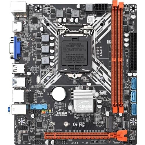 JINGSHA H310A LGA 1151 Motherboard MATX DDR4*2 RAM for NGFF NVME Protocol M.2 Interface SATA3.0 USB3.0 Slot Desktop Mainboard