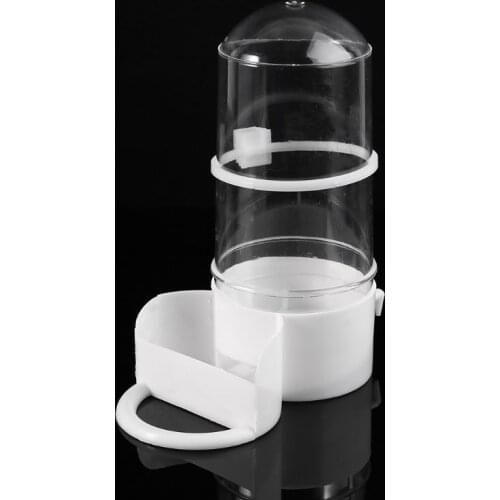 Bird Feeder Automatic Food Water Feeding Parrot Hamster Pet Clip Cage Dispenser