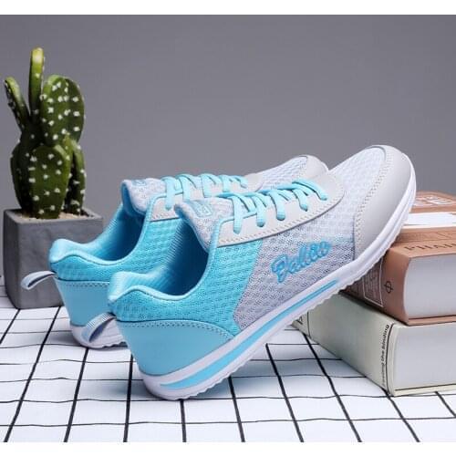 Sport tennis Shoes Women Air Mesh Breathable Walking Women Sneakers Comfortable blue Fashion Casual Sneakers Chaussure Femme
