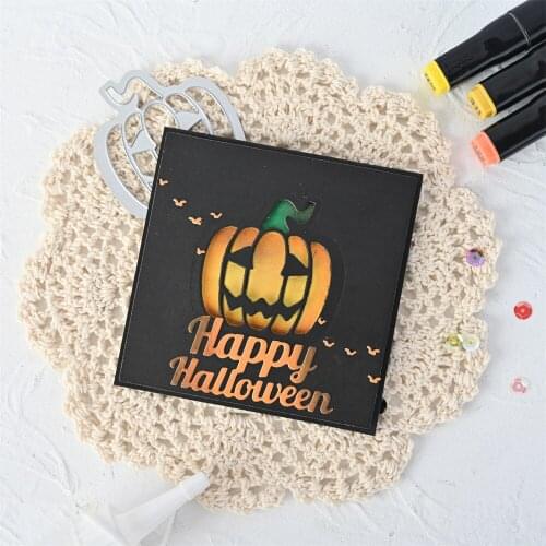 Halloween Pumpkin Festival Metal Cutting Dies For Scrapbooking Diy Album Card Making Embossing Stencils Crafts Dies Cut New 2021