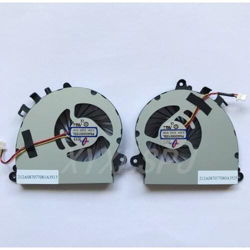 New original cooling fan cooler for MSI GS70 GS72 MS-1771 MS-1773 UX7 7G-700 cooling fan PAAD06015SL N184 N346 PAAD06015S N197