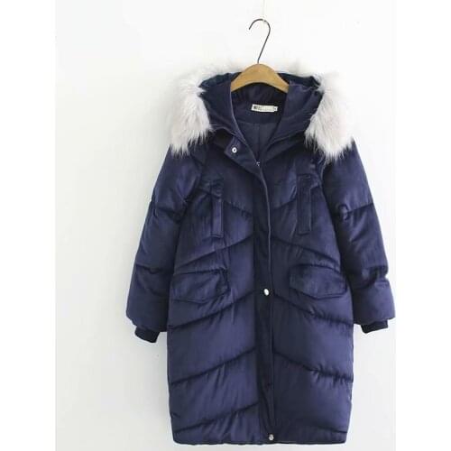 6XL Plus Size Women Parkas Winter Coats Faux Fur Trim Hooded Outerwear Casual Solid Long Parka 4 Colors winter coat women