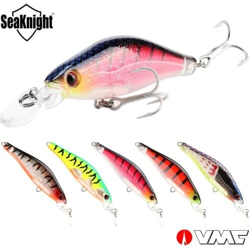 SeaKnight SK043 Minnow Suspending Lure 6.5g 65mm 5 Colors Artificial Baits 3D Fish Eyes Wobblers With Strong Tackle