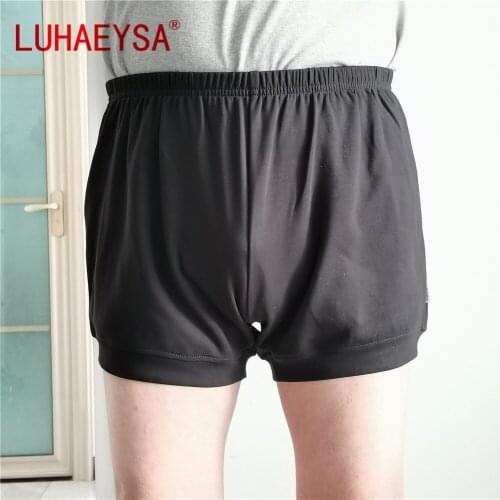 Men Iyengar Shorts 95% Cotton Navy Shorts Male Thicker Elastic Cotton Shorts Professional Iyengar Clothing