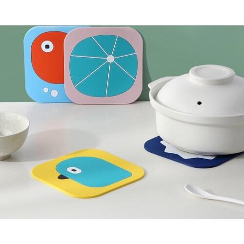 Silicone mat Coasters place mats Hot pad table mat coasters Placemats Mat for kitchen set Table placemats Pad on the table