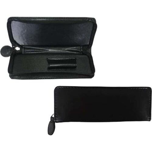 Black leather 1 pen binder RZ-LPC4-SB