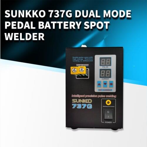 Ukraine warehouse SUNKKO 737G 18650 Lithium Battery Spot Welder Machine 1.5kw LED Light Spot Welding Machine