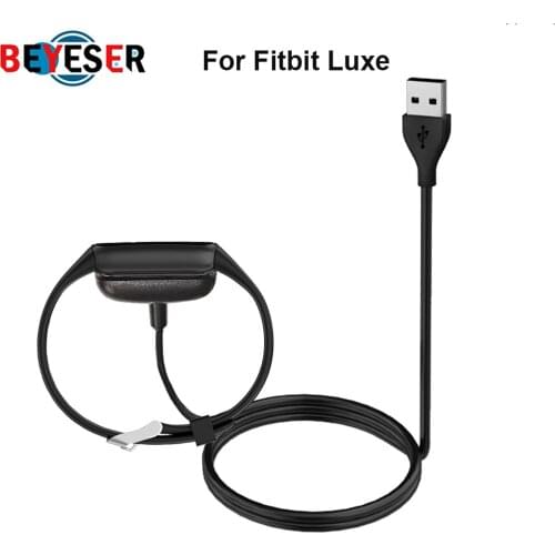 USB Charger Cable Adapter For Fitbit Luxe Smart Bracelet Charge Cable 1M 0.5M For Fitbit Luxe Charging Clip USB Charger Adapter