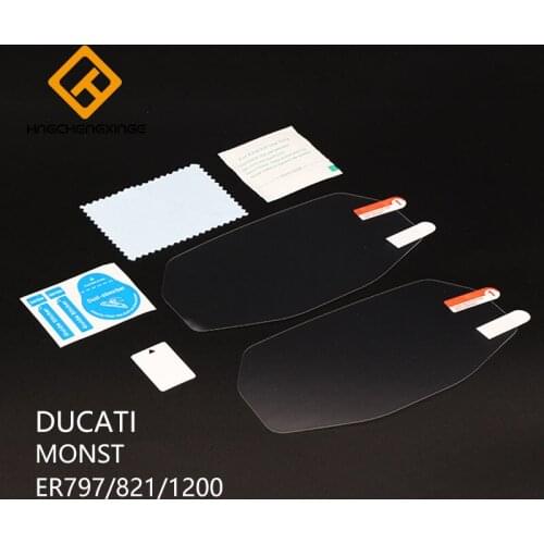 For Ducati Monst ER797 ER821 ER1200 Motorcycle Cluster Scratch Protection Film Instrument Dashboard Cover Guard TPU