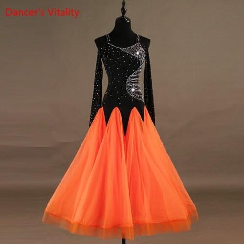 Custom Made Women/Children Ballroom Dance Dresses Standard Ballroom Dancing Clothes Competition Standard Dance Dress Waltz Dress