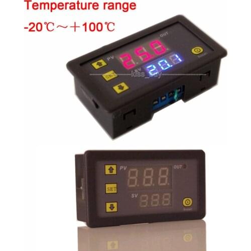 DC 24V intelligent temperature controller digital LED display switch thermostat