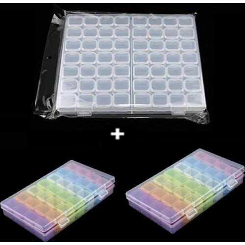 28/56 Lattices Diamond Embroidery Accessories diamond painting Boxes Cross Stitch Cases Storage Organizer