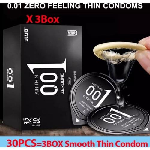 30PCS OLO 0.01 Ultra Thin Condom Safe Contraception Hyaluronic Acid Smooth Delay Orgasm Condoms Lubricant Latex Penis Sleeve