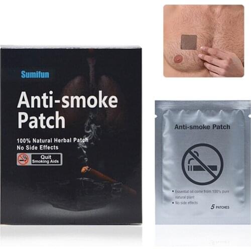 35pcs/lot 100% Natural Ingredient Anti Smoke Stop Smoking Patch for Smoking Cessation Patch Quit Smoking Patch Health Care