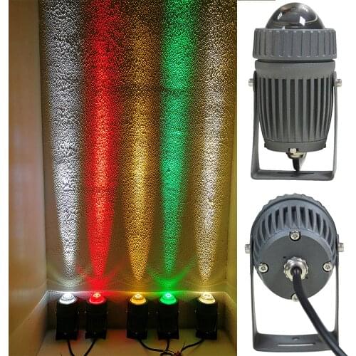 Long distance White/Warm/Blue/Green/Red/Yellow Garden Lawn Lamp narrow beam Outdoor LED lawn laser Light 10W landscape lamp