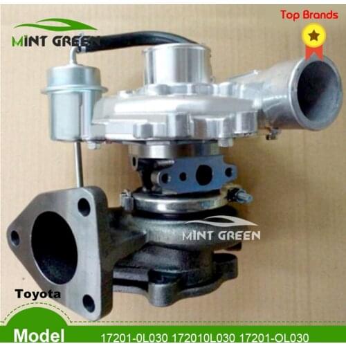 For free shipping CT16 Turbo 17201-0L030 172010L030 17201-OL030 for Toyota Hilux LandCruiser Hiace 2.5L Diesel 2001- 2KD-FTV