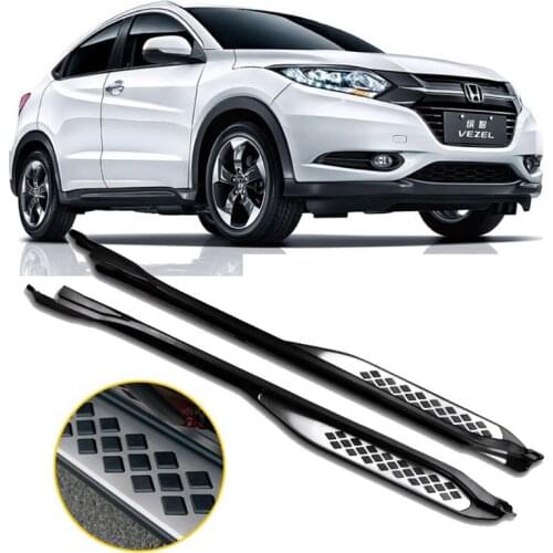 For Honda VEZEL H-RV HRV 2014 2015 2016 2017 2018 2019 Running Boards Auto Side Step Bar Pedals High Quality Nerf Bars