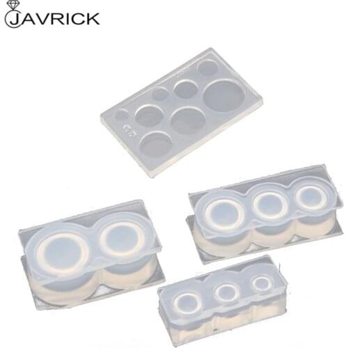 4Pcs Resin Geometric Ball Pendant Molds Hollow Quicksand Sphere Mold 3D Hollow Round Ball Molds Kit Jewelry Making Tools