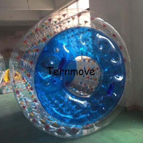 0.8mm PVC Water Walking Rolling Ball Giant Roll Ball For Boys and Girls Swimming Pool Toys Water Wheel Roller Float