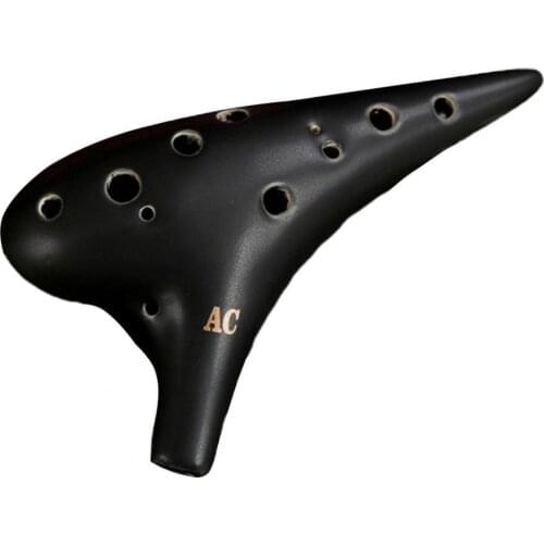 Flute Instrument Professional Ocarina 12 Hole Musical Collection Ceramic Mini Alto C Ocarina Instrument for Starter