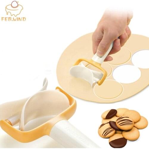 Pastry Tools Round Square Rolling Angel Biscuit Cutting Cookies Cutter Mold Maker Pastry Blade Dough Cutter for Dumplings 202