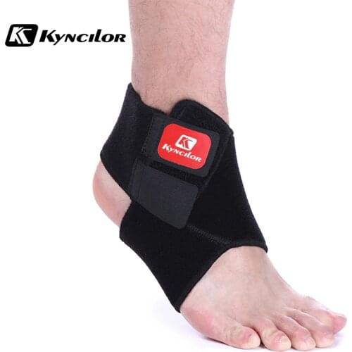 Kyncilor Safety Ankle Support Gym Running Ankle Protection Black Foot Bandage Elastic Ankle Brace Band Guard Sport Tobilleras