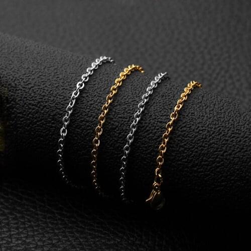 Fashion stainless steel necklace women titanium steel necklace jewelry wholesale hot sale
