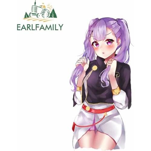 EARLFAMILY 13cm x 6.5cm for Noelle Silva Black Clover Windows Anime Car Stickers Windows VAN Decal Cartoon Waterproof Graphics