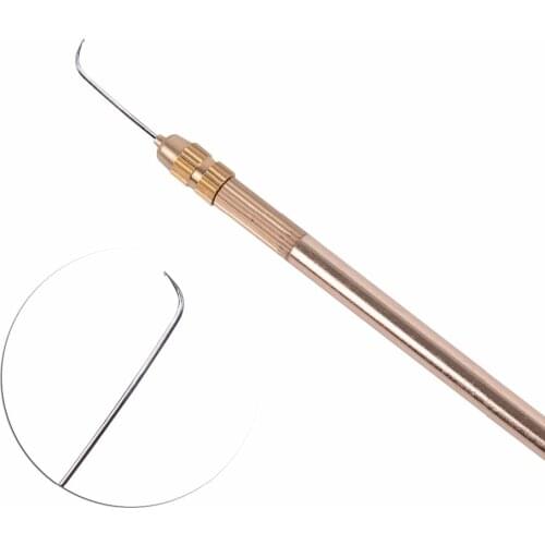 GERMAN NEEDLE+ Holder For Lace Wig Accessories Weaving Ventilating Needles and Holder