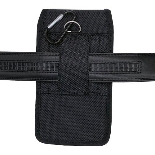 Phone Pouch Hanging waist bag case for XGODY A90 pro 4G 6.52" Black classic belt clip Pouch case for XGODY S20 Mini waist case