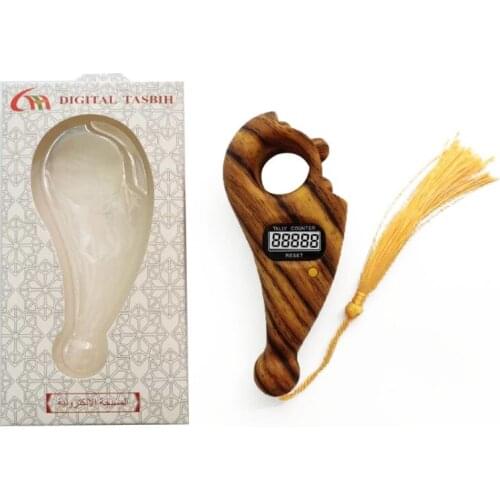 Portable Buddha Beads Counter Handheld Counter Digital Finger Game Toy with LCD Display Decompression Relaxation Tool Mini M7DA