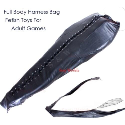 S M L Size Sex Bondage Gear Body Harness Bag Sack Erotic Toys Slave Restraints Adult Game Products Sexshop