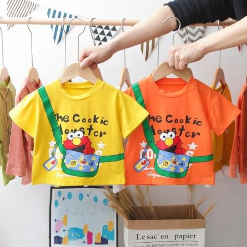 Girl Baby Clothing Toddler Baby Boy 2020 New Summer Shirt Clothing Suit Fashion Wallet Print Set Children Infant Boys Clothes