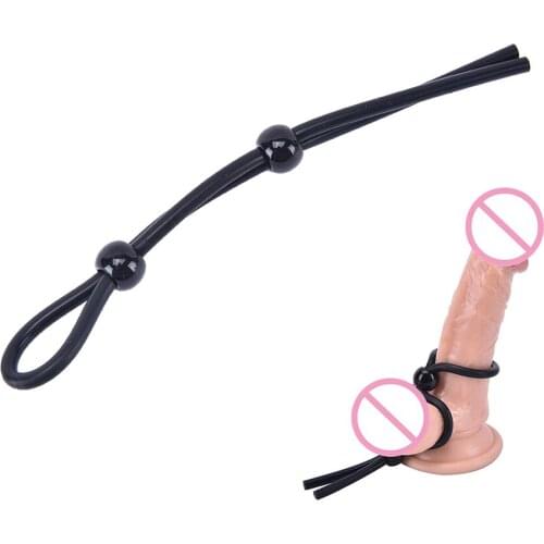 JETTING-Adjustable Lock Silicone Penis Ring Adult Sex Toy Sex Products For Men Sex Time Lasting Cock Ring Erotic Male